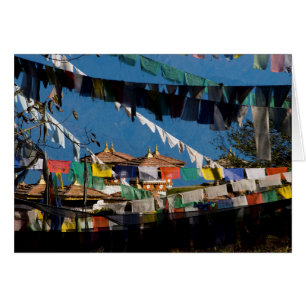 Prayer flags and chortens