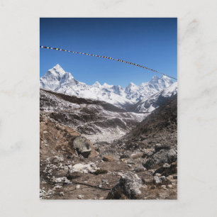 Prayer Flags & Snowy Mountains (Himalayas) Postcard