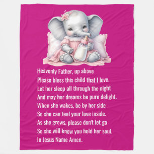 Prayer - Fleece Blanket, 60"x80" Blanket