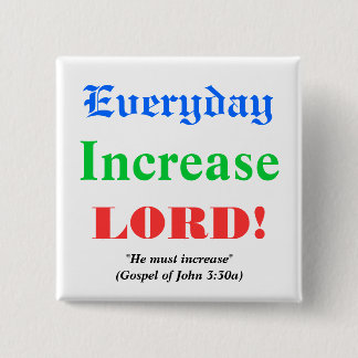 Prayer for Blessings 15 Cm Square Badge