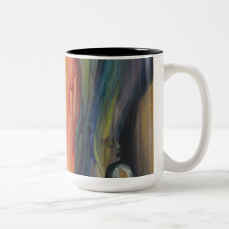Prayer for Coffee Two-Tone Coffee Mug