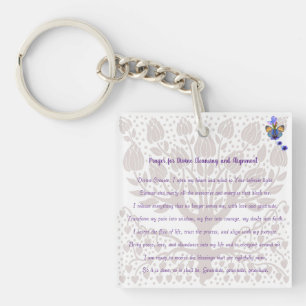 Prayer for Divine Cleansing and Alignment Key Ring
