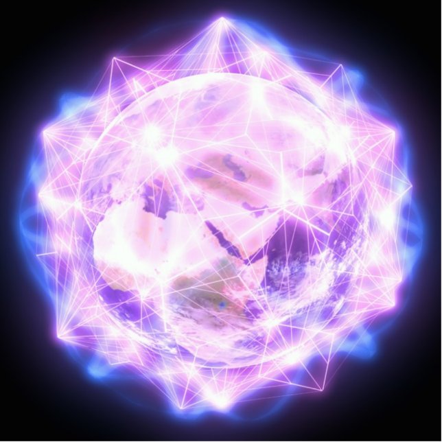 Prayer for Gaia sculpture Standing Photo Sculpture (Front)