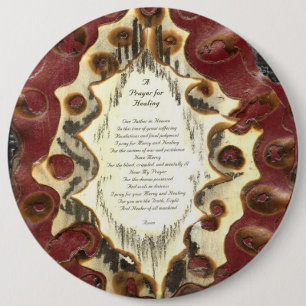 Prayer For Healing 6 Cm Round Badge