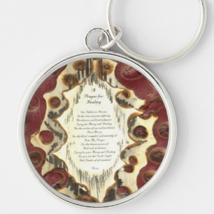 Prayer for Healing Key Ring