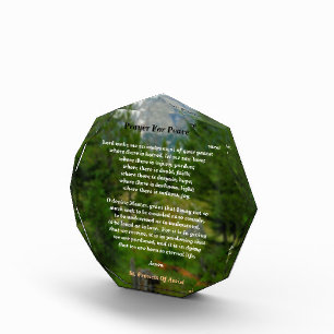 Prayer For Peace Photo Block