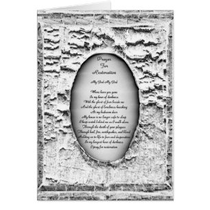 Prayer For Restoration
