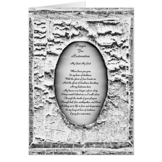 Prayer For Restoration (Front)