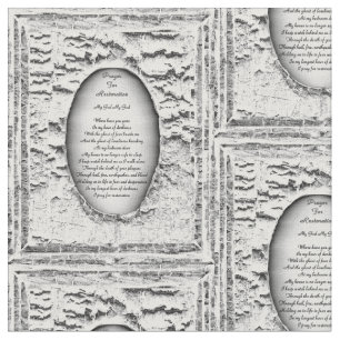 Prayer For Restoration Fabric