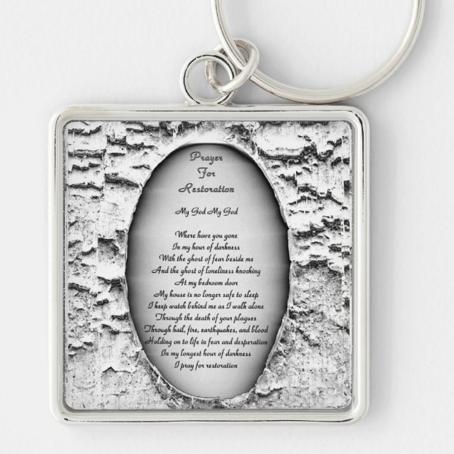 Prayer for Restoration Key Ring (Front)