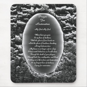 Prayer for Restoration Mouse Mat