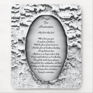 Prayer for Restoration Mouse Mat