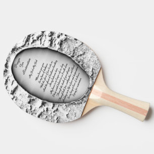 Prayer For Restoration Ping Pong Paddle