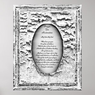 Prayer for Restoration Poster