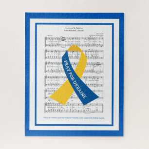 Prayer for Ukraine Hymn Sheet Music  Jigsaw Puzzle