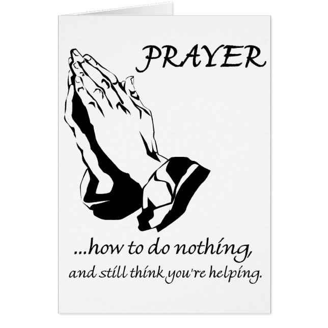 Prayer How to Do Nothing (Front)