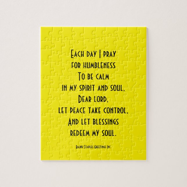 Prayer Jigsaw Puzzle (Vertical)