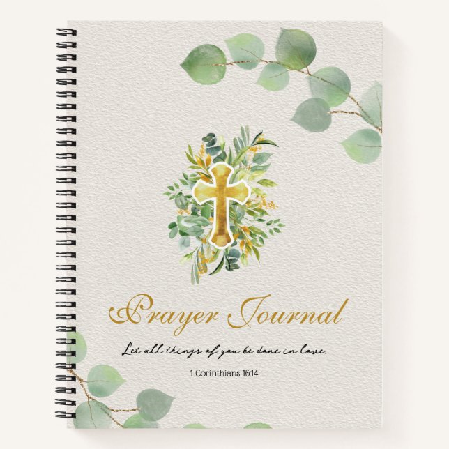 Prayer Journal Jesus Cross (Front)