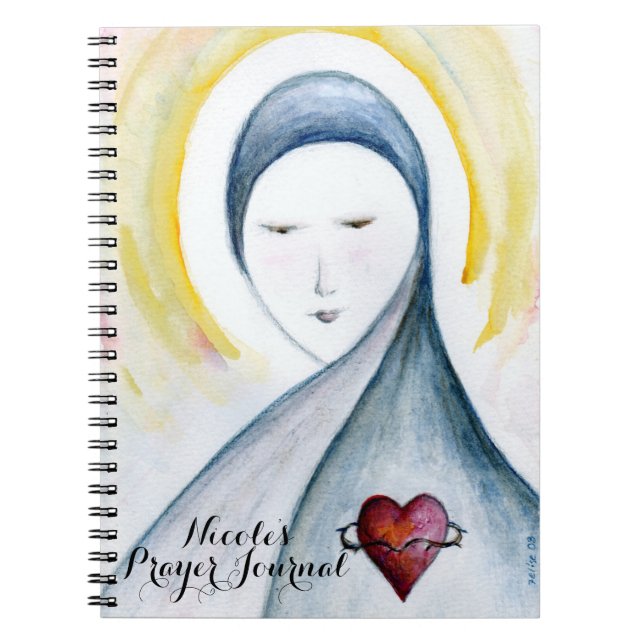 Prayer Journal Vibrant Hail Mary  (Front)
