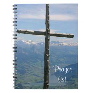 Prayer list notebook