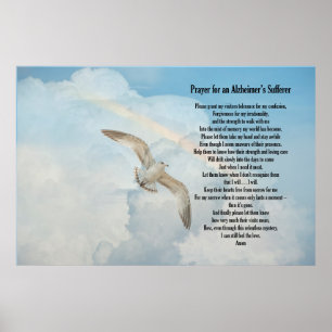 Prayer of an Alzheimer's Sufferer Poster