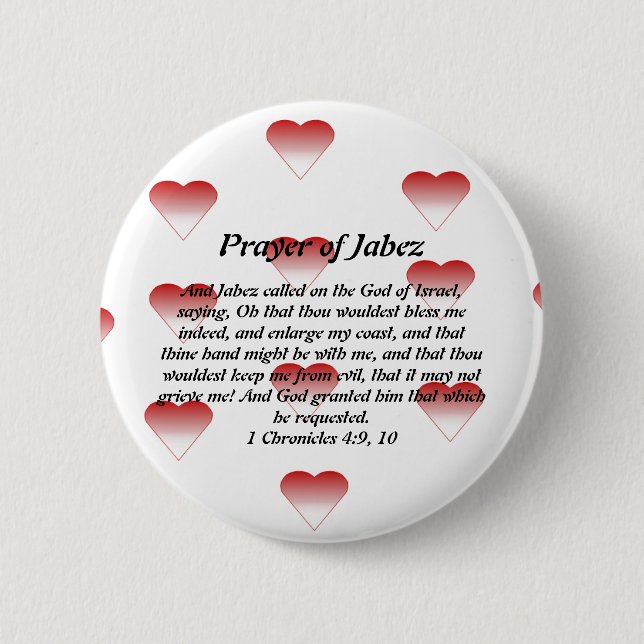 Prayer of Jabez Button (Front)