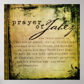 Prayer of Jabez Poster
