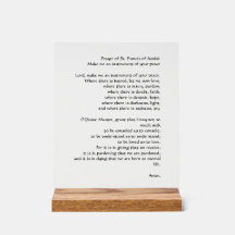 Prayer of Peace by St. Francis of Assisi