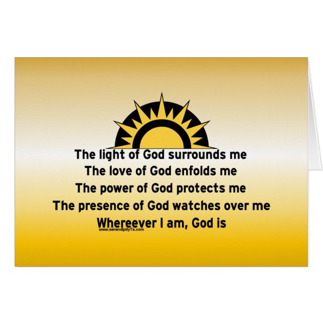 Prayer of Protection (Front Horizontal)