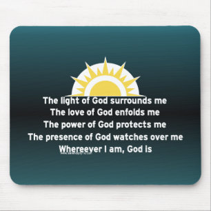 Prayer of Protection Mouse Mat