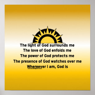 Prayer of Protection Poster