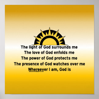 Prayer of Protection Poster