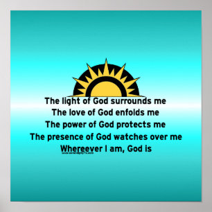 Prayer of Protection Poster