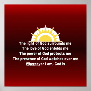 Prayer of Protection Poster