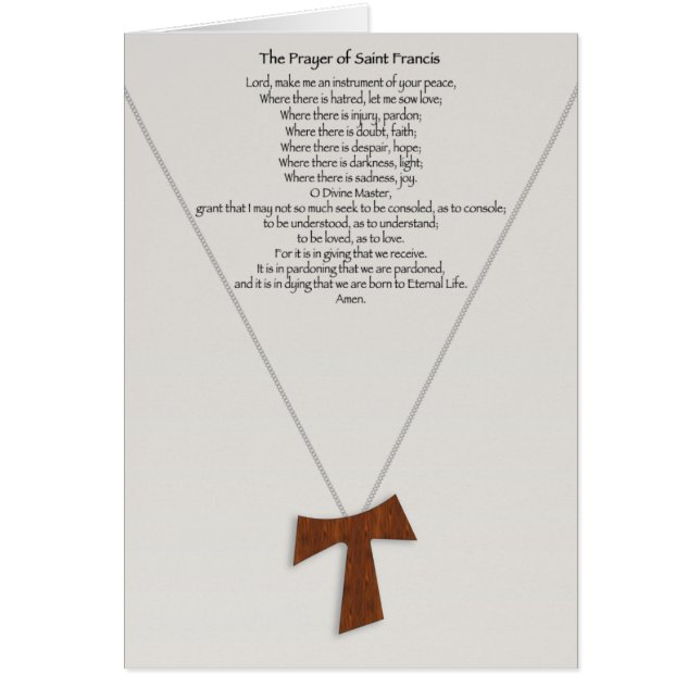 Prayer of Saint Francis (Front)