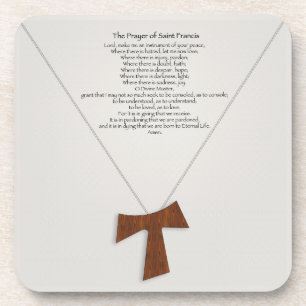 Prayer of Saint Francis Coaster