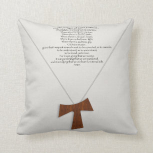 Prayer of Saint Francis Cushion