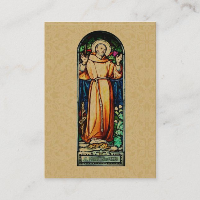 Prayer of St. Francis of Assisi Holy Cards (Front)