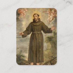 Prayer of St. Francis of Assisi Holy Prayer Card