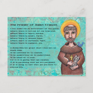Prayer of St. Francis Postcard