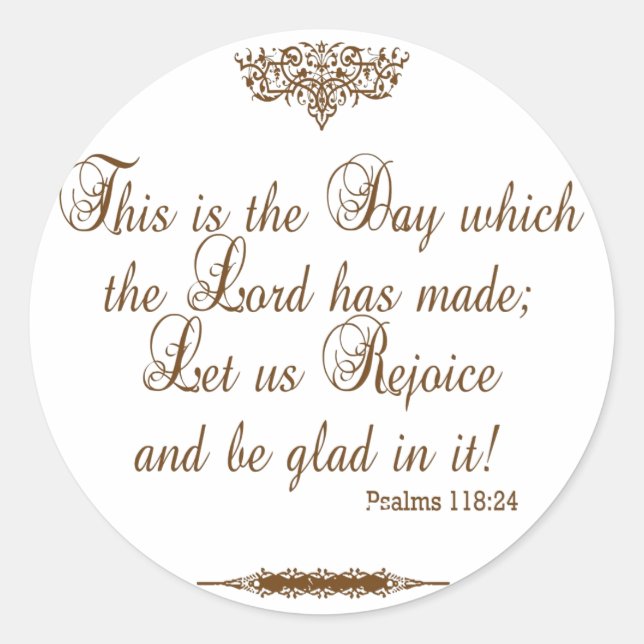 Prayer of Thanks for Victory Custom Sticker (Front)