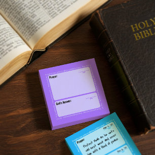 Prayer Post-It Notes (Purple)