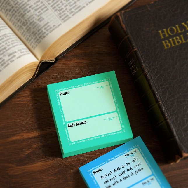 Prayer Post-It Notes (Teal) (Creator Uploaded)
