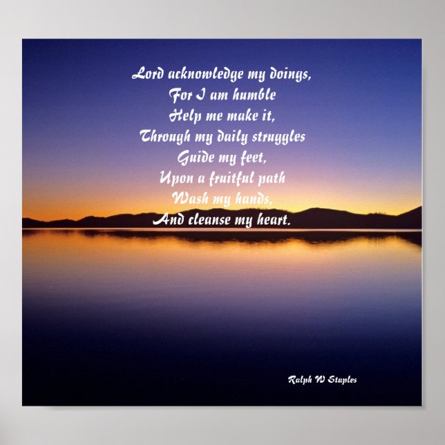 Prayer posters (Front)