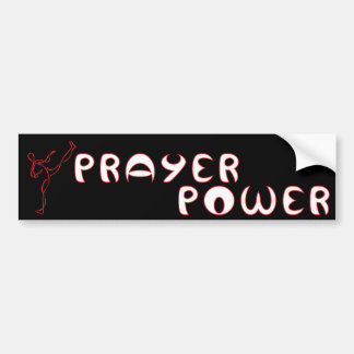 Prayer Power Christian bumper sticker