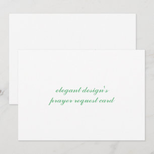 prayer request invitation card