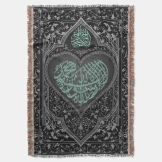 Prayer rug throw blanket