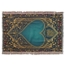 Prayer rug throw blanket