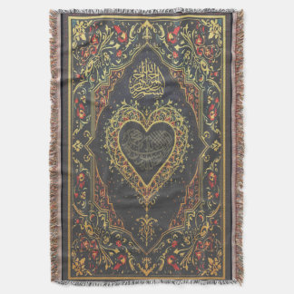 Prayer rug throw blanket