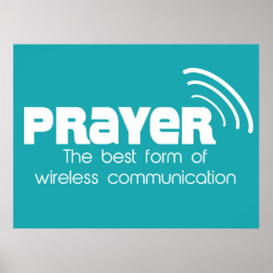 Prayer the Best Form of Communication Poster